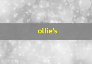 ollie's